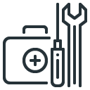 Icon_repair,-refurbish,-first-aid-kit,-tools,-wrench,-restore